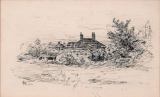 Late 19th-Century Landscape Etching  