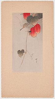 Japanese Woodblock Floral Prints  