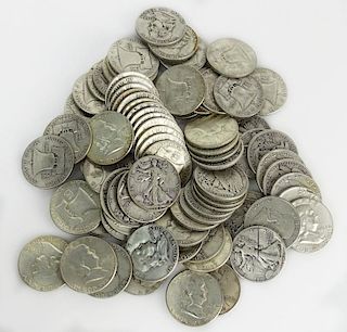Lot of Eighty (80) Silver Liberty Half Dollars
