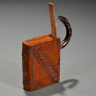 Small Carved Trick Book Box