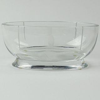 Contemporary Baccarat Crystal Bowl.