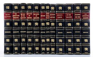 [War Speeches] and [The Post-War Speeches] by Winston Churchill, 12 volumes, Complete