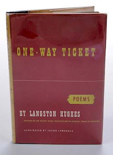 Langston Hughes First Edition [One Way Ticket]