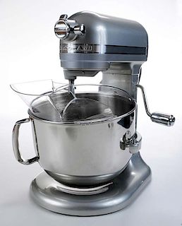 Kitchen Aid Stainless Steel Standing Mixer with Attachments