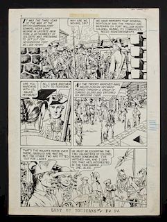John Severin "Last of the Mohicans" Original Comic Art