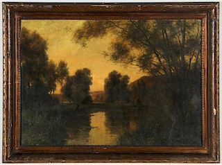Louis Aston Knight (American, 1873-1948) Twilight Landscape