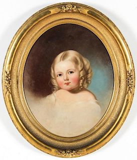 Jane Cooper Sully (American, 1807-1877) "Portrait of Elizabeth Godey"