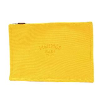 Hermes Yotting GM Pouch Canvas Soleil Yellow