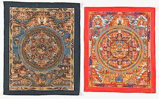 2 Vintage Tibetan Mandalas