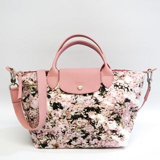 Longchamp Le Pliage S Bouquet 1512 HVY P46 Women's Polyester Handbag Shoulder Bag Pink