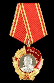Soviet Platinum/Gold Order of Lenin, Orig. Box
