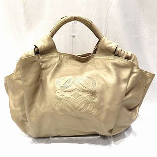 Loewe LOEWE Nappa Aire Leather Gold Bag Handbag Ladies