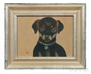 American School, Late 19th/Early 20th Century      Portrait of a Dog.