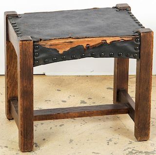 American Arts and Crafts Footstool