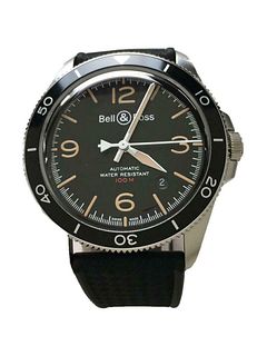 Bell & Ross Self-winding Analog Rubber Black Automatic Men's Watch