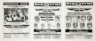 Vintage Blue Horizon Philly All Stars Boxing Posters