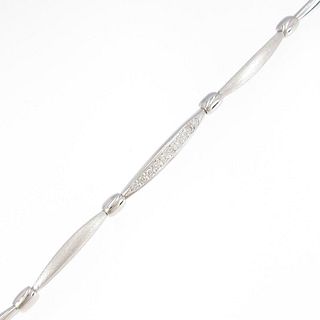 K18WG Diamond Bracelet