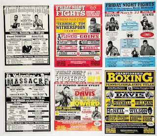 Vintage Blue Horizon Boxing Posters