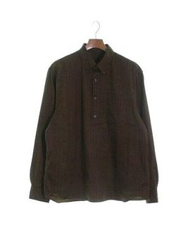 SOPHNET. Casual Shirts BrownxRed(Total pattern) xL