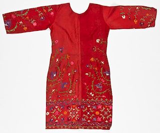 Embroidered Central Asian Dress