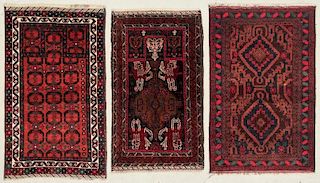 3 Afghan Beluch Rugs
