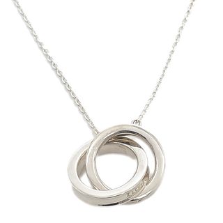 Tiffany 1837 Interlocking Double Circle Necklace Silver SV925