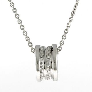 Bvlgari B.zero1 White Gold (18K) Diamond Women's Necklace (Silver)