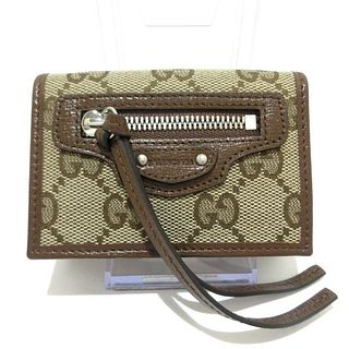GUCCI The Hacker Collection Neo Classic Brown Leather Trifold Wallet