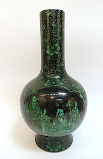 Kangxi Style Verte Vase
