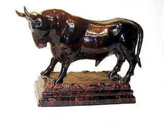 English Ceramic Bull