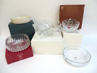 Five Fine Glass Ware Items