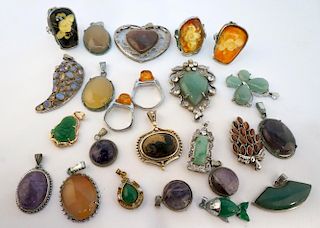 Assorted Pendants And Rings
