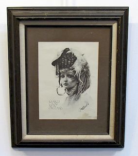 Signed James Russell Mardi Gras Print