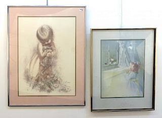 Three Framed Prints, One By Carolyn Blish