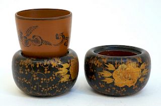 Three Sake Cups