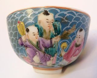 Blue Porcelain Tea Cup