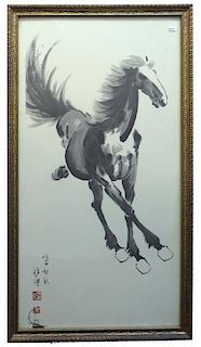Framed Print Of Horse