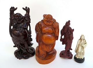 Four Carved Statues