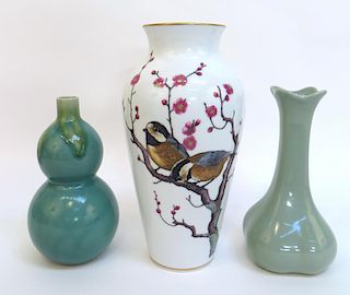 Three Tall Vases