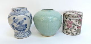 Three Chinese Porcelain Pieces