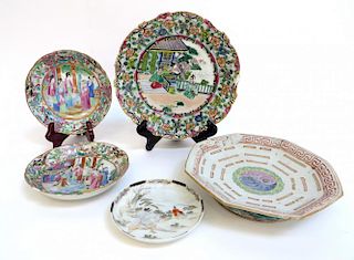 Five Pieces Of Porcelain