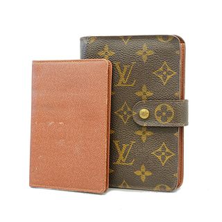  Louis Vuitton Monogram Porto Papier Zip M61207 Men Women Unisex Wallet