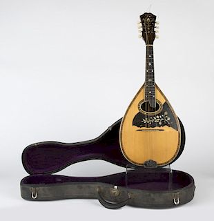 A Stahl flat-back mandolin