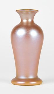 A Durand iridescent art glass vase