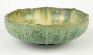 A Fulper pottery lotus-form bowl