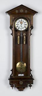 A Vienna regulator wall clock