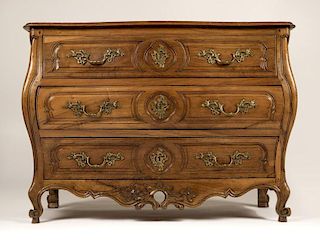 A French Louis XV-style provincial commode