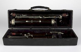 An early 20th century Buffet Crampon bassoon