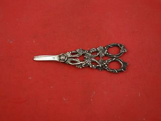 Vintage Grape Shears Cast and Silverplated Grape Motif Heavy Detailed 6 7/8"