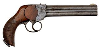 Charles Lancaster Four-Shot Pistol 